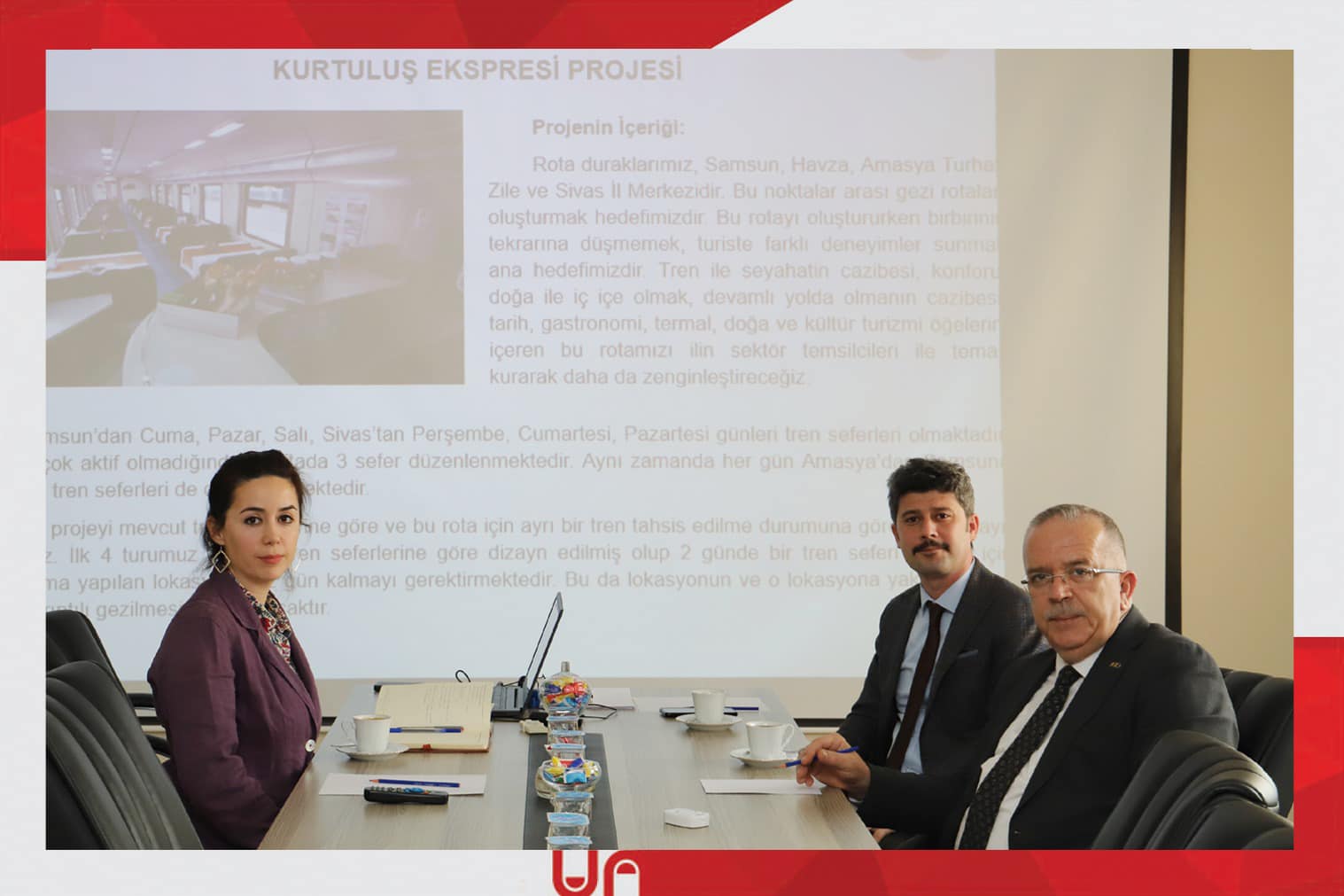 Birlik Müdürümüz Serdar ÇOLAK, Amasya Üniversitesi Rektörü Prof. Dr. Ahmet Hakkı TURABİ'yi Ziyaret Etti